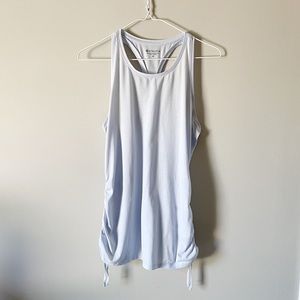 M Athleta Racerback Drawstring Side Workout Tank